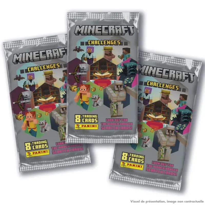MINECRAFT - Panini Trading cards (1 col + 24 cards + 1 Ed lim.) - MIX