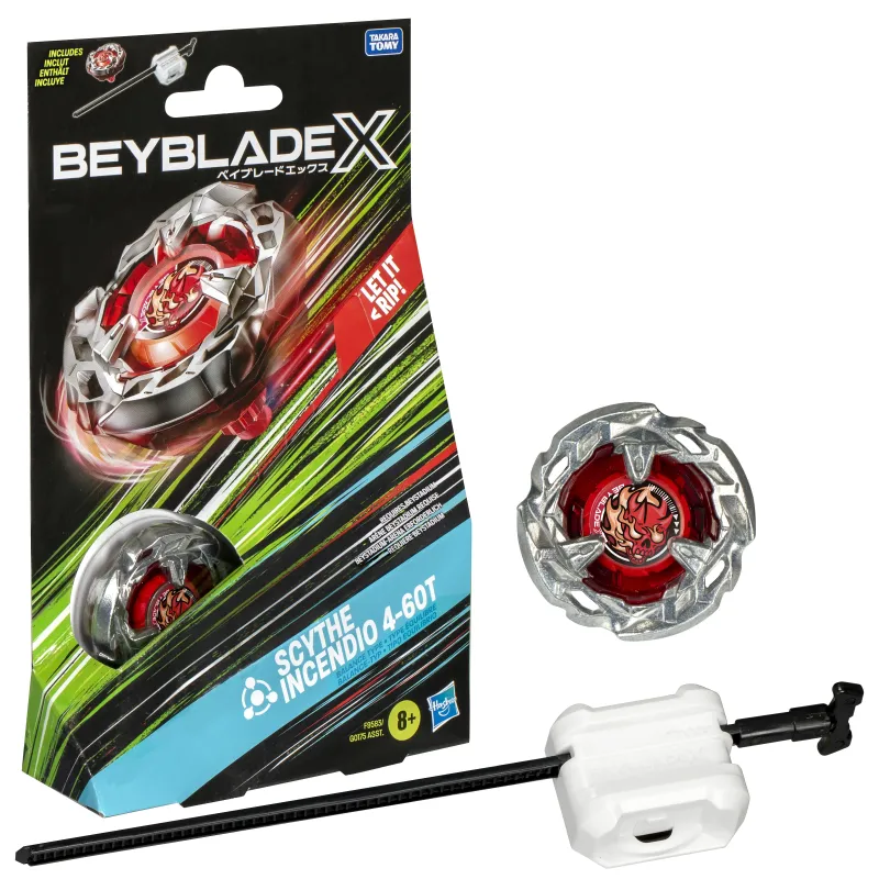 BEYBLADE X - Scythe Incendio 4-60T Starter Pack