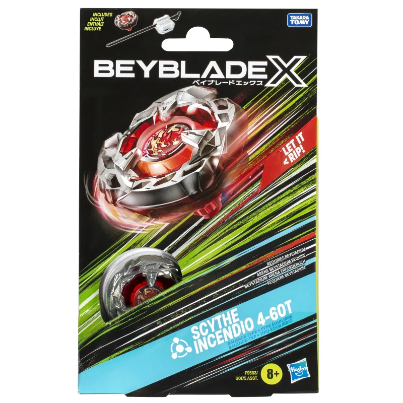BEYBLADE X - Scythe Incendio 4-60T Starter Pack