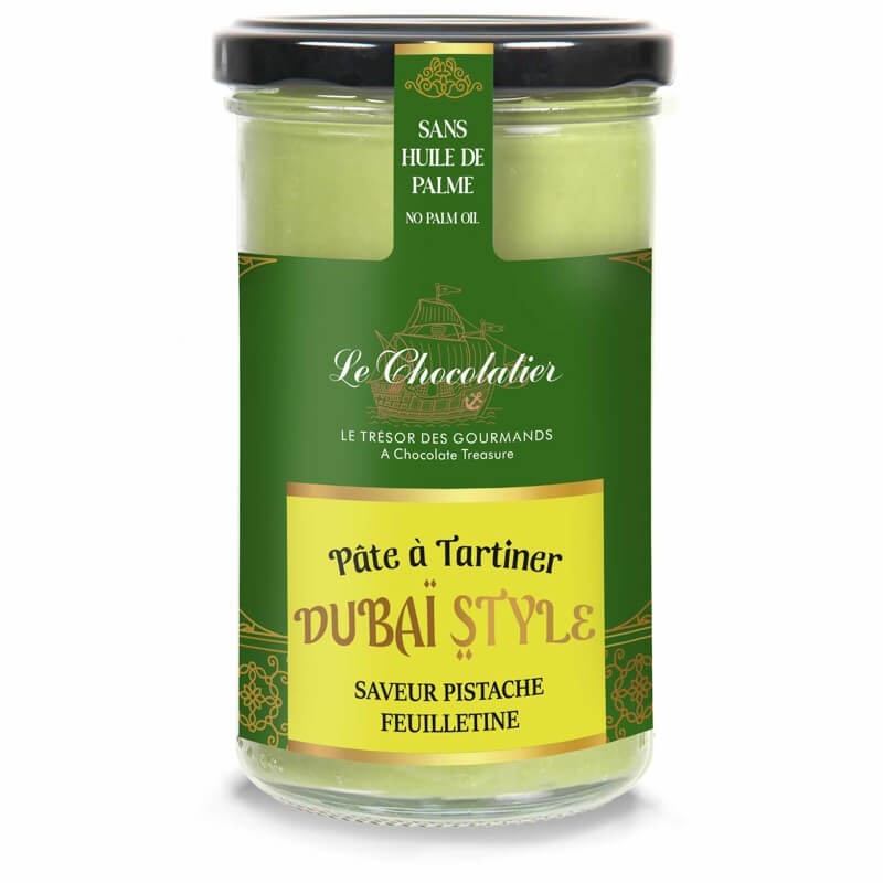 Pâte A Tartiner Saveur Pistache Feuilletine Dubaï Style 300G