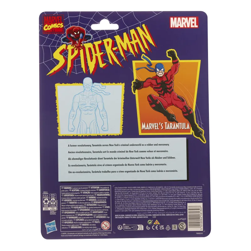 MARVEL LEGENDS - Marvel's Tarantula - Fig. Retro Collection 15cm