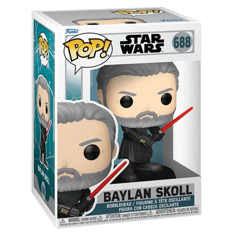 STAR WARS : AHSOKA - FIGURINE POP! S2 BAYLAN SKOLL 9 CM