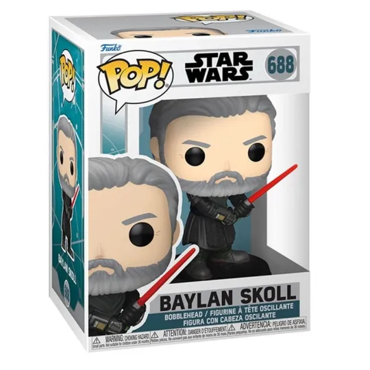 STAR WARS : AHSOKA - FIGURINE POP! S2 BAYLAN SKOLL 9 CM