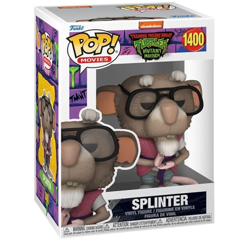 LES TORTUES NINJA - FIGURINE POP! SPLINTER 9 CM