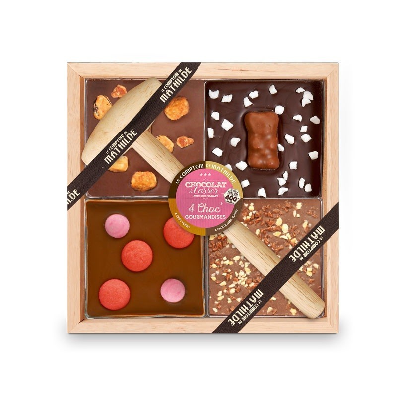 Chocolat A Casser 4 Choc Assortiment Gourmandises 400G