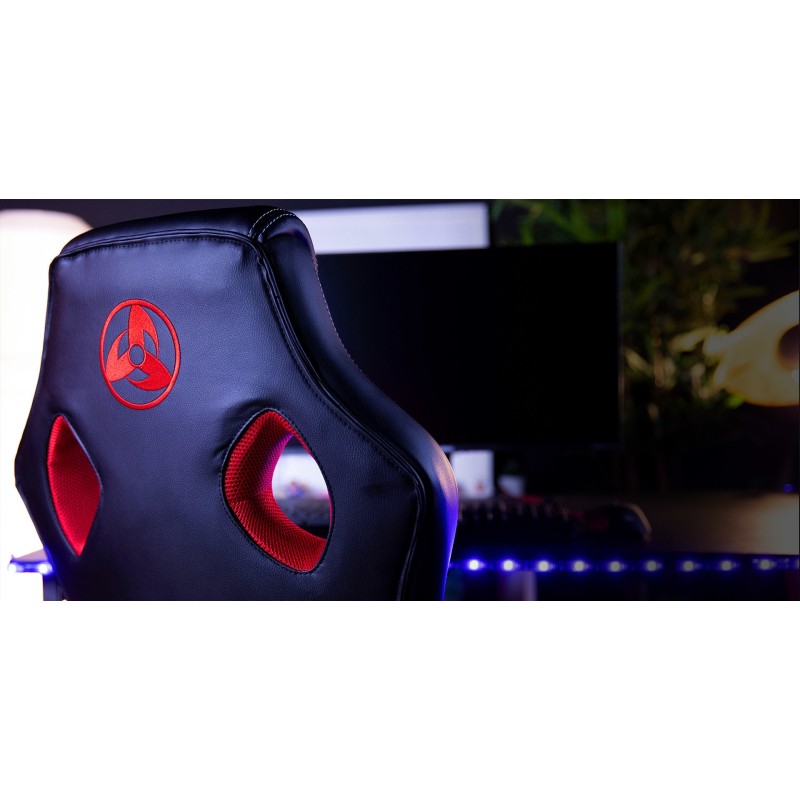 KONIX Naruto Junior Gaming chair black-red