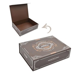 Colis Cadeau Grand Modèle Imprimé Arabesque L40 X P30 X H11Cm