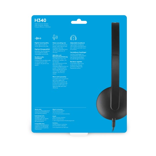 Casque bureautique H340 - Filaire LOGITECH