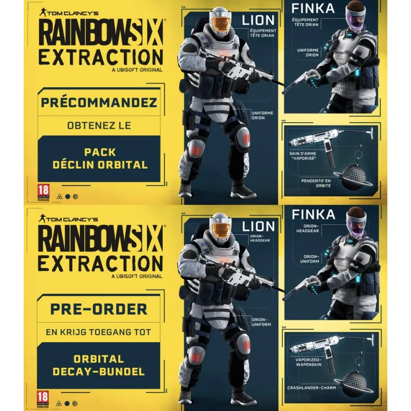 Nimestore Rainbow Six Extraction 3307216216605