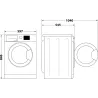 Nimestore Sèche-linge CWSD83MWWSFR 8003437065040