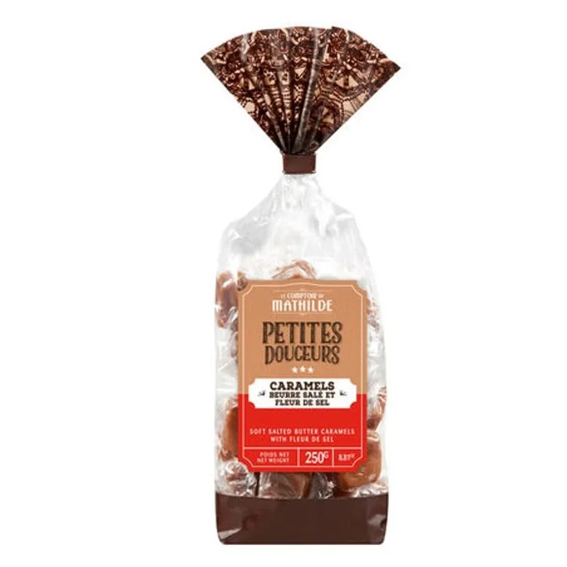 Sachet Caramels Beurre Salé Fleur De Sel 250G