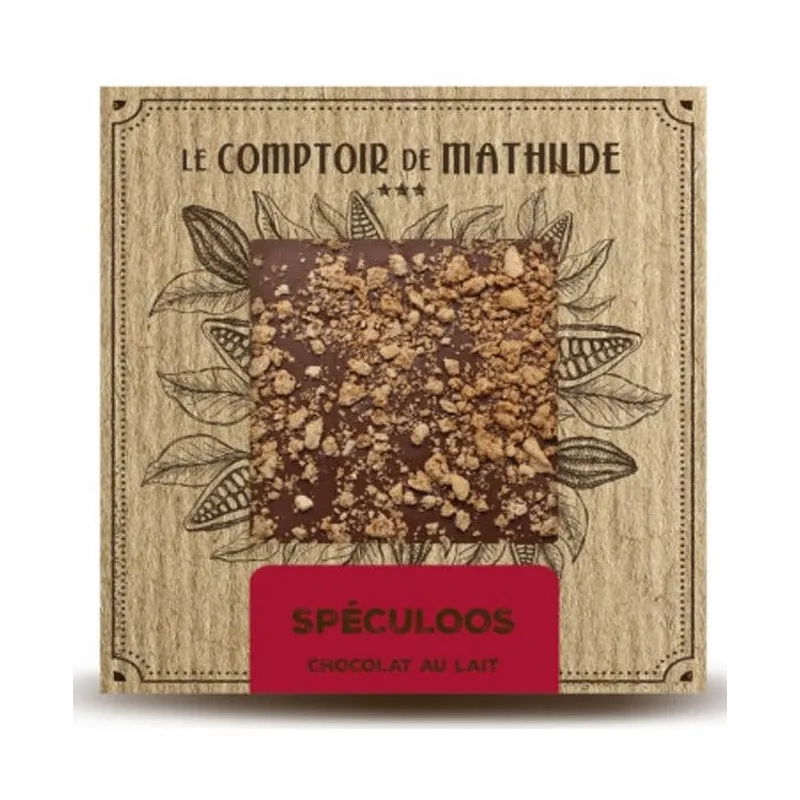 Tablette Chocolat Lait Speculoos 80G