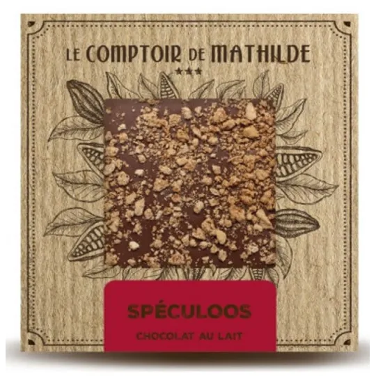 Tablette Chocolat Lait Speculoos 80G