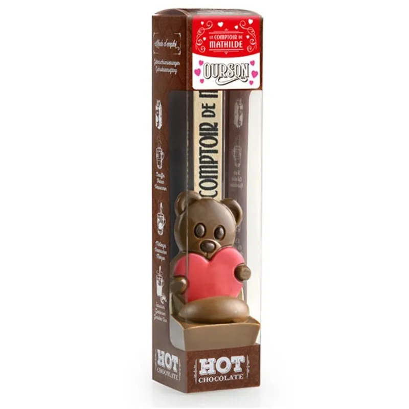 Hot Chocolate Chocolat Lait Ourson Coeur 30G