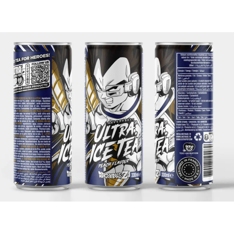 DRAGON BALL Z - Ice Tea - Vegeta - Canette 33 Cl