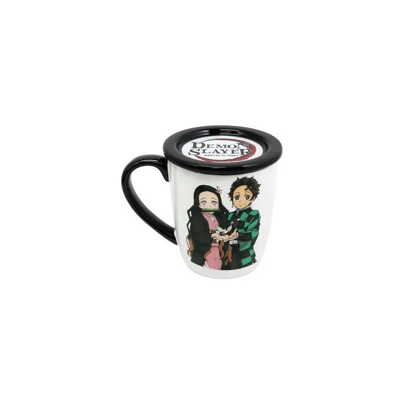 DEMON SLAYER - Tanjiro & Nezuko - Mug avec couvercle 414mL