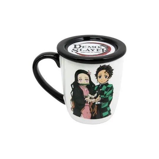 DEMON SLAYER - Tanjiro & Nezuko - Mug avec couvercle 414mL