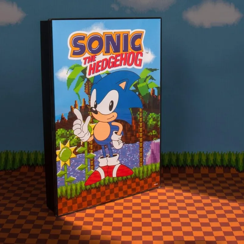 Poster avec lumineux Sonic The Hedgehog