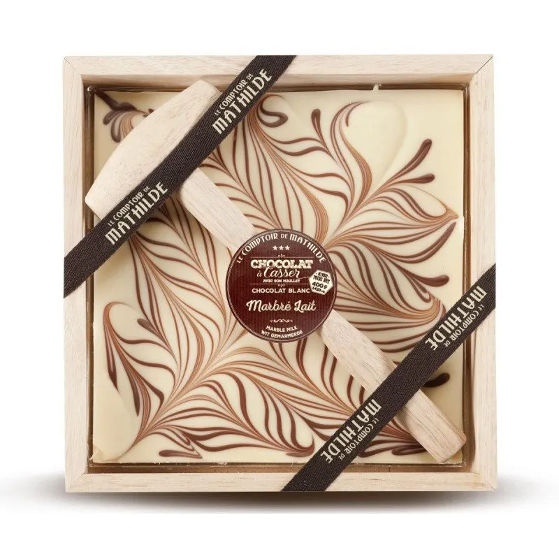 Blanc Marbré Lait - Chocolat à casser