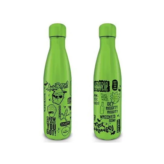 RICK & MORTY - Bouteille en métal - Quotes - 500ml