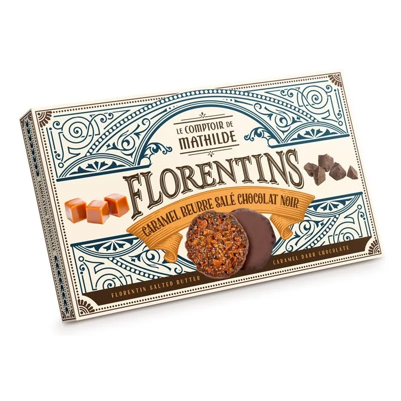 Florentin Caramel Beurre Salé et Chocolat Noir 100G