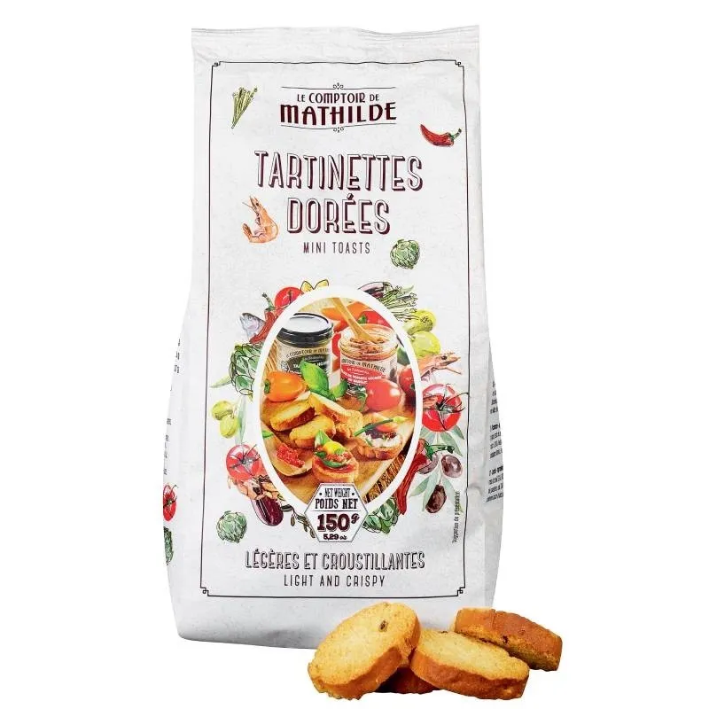 Tartinettes Dorées 150G