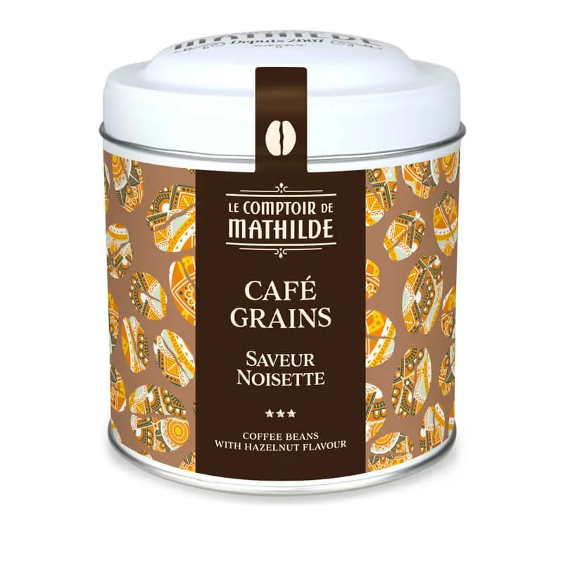 Café Torréfié en Grains Saveur Noisette 125G