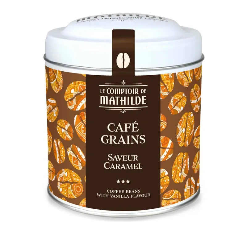 Café Torréfié en Grains Saveur Caramel 125G