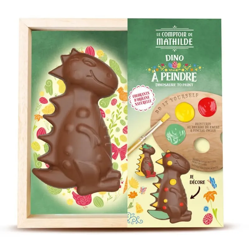 Dino à Peindre Chocolat Lait 200g