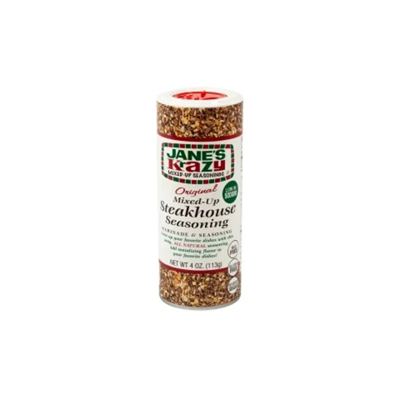 JANE'S KRAZY MIXED UP STEAKHOUSE SEASONING 4 OZ SHAKER