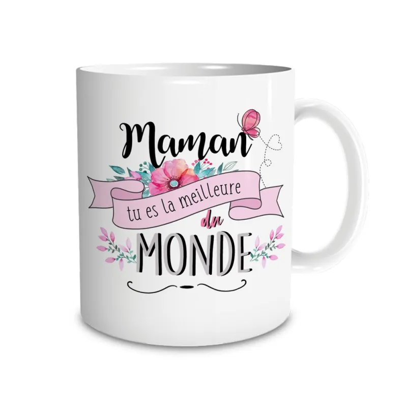 MUG "MAMAN MEILLEURE DU MONDE"
