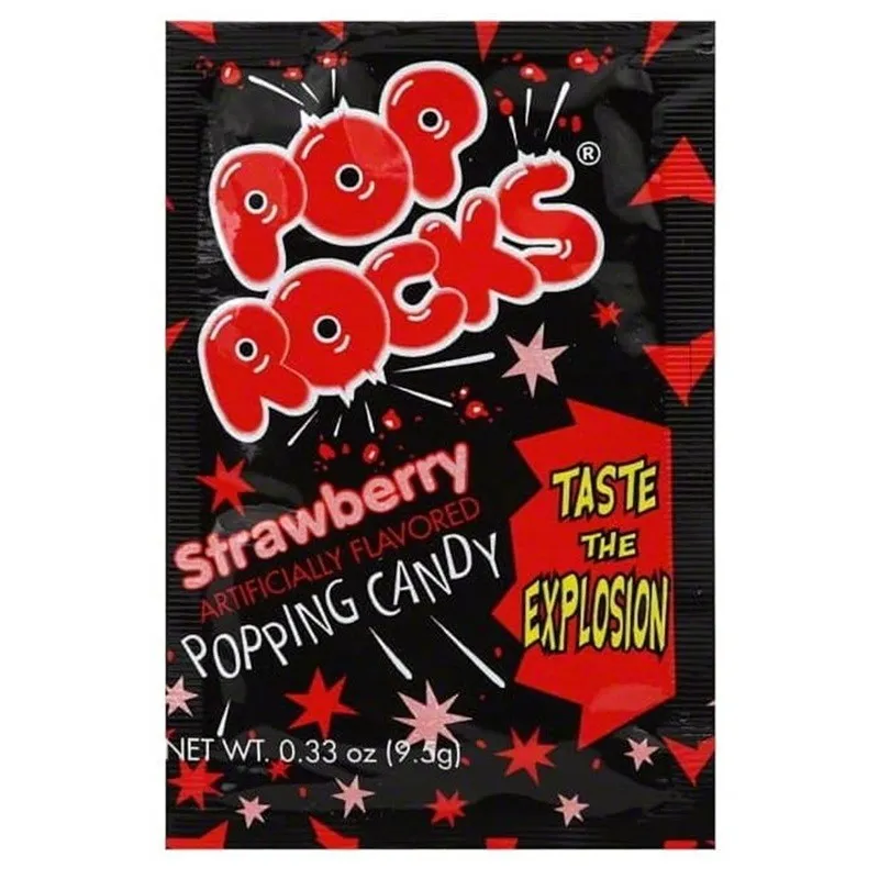 Pop Rocks Popping Candy Strawberry 10g