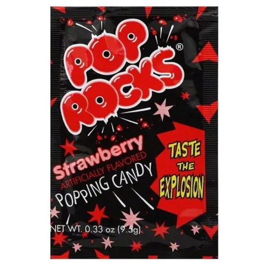 Pop Rocks Popping Candy Strawberry 10g