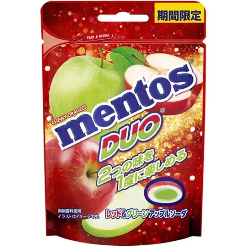 Mentos Duo Red & Green Apple 45g
