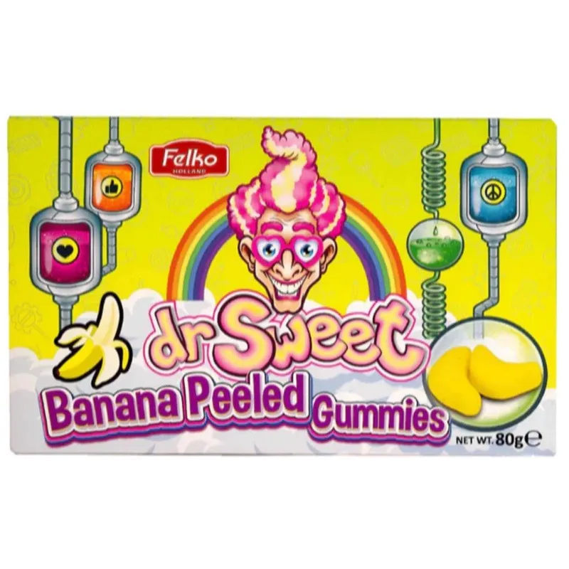 Dr Sweet Gummies Peeled Banana 80g