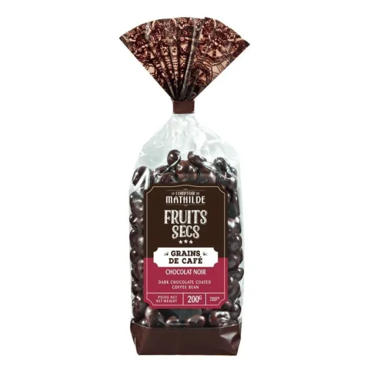 Grains De Cafe Enrobés De Chocolat Noir Sachet 200G