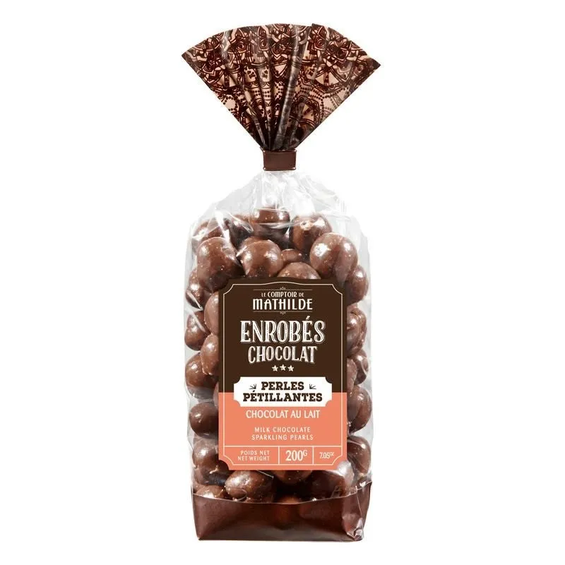 Perles Petillantes Chocolat Au Lait Sachet 200G