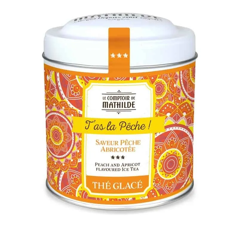 Thé Glacé Pêche Abricotée 100G Boite Metal