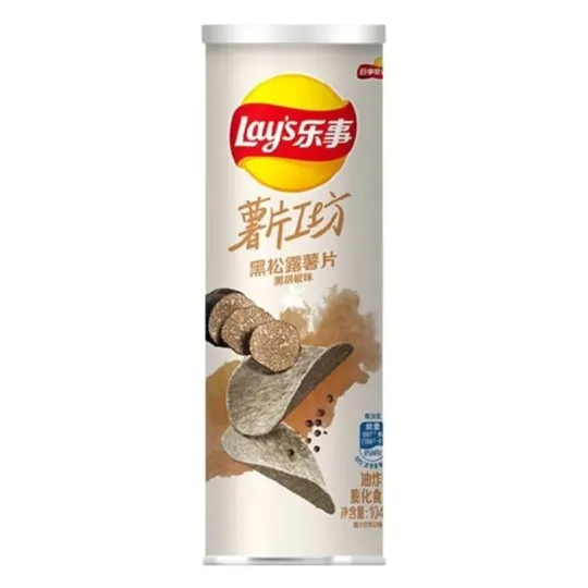 Lay's Stax truffe et poivre noir 104 gr