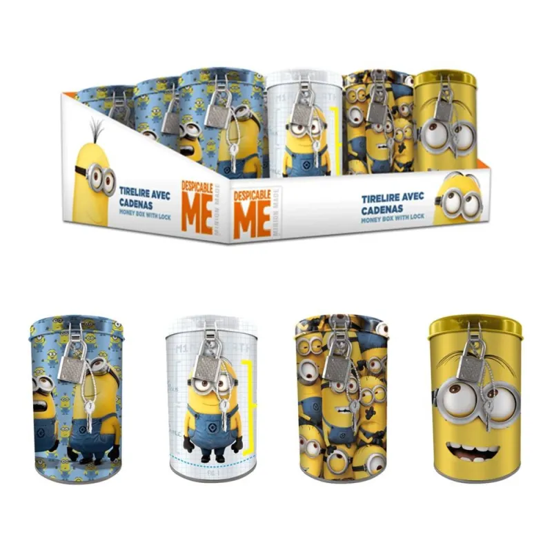 TIRELIRE CADENAS MINIONS 4MODS