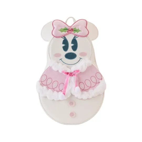 DISNEY - SAC À DOS MINNIE PASTEL SNOWMAN BY LOUNGEFLY