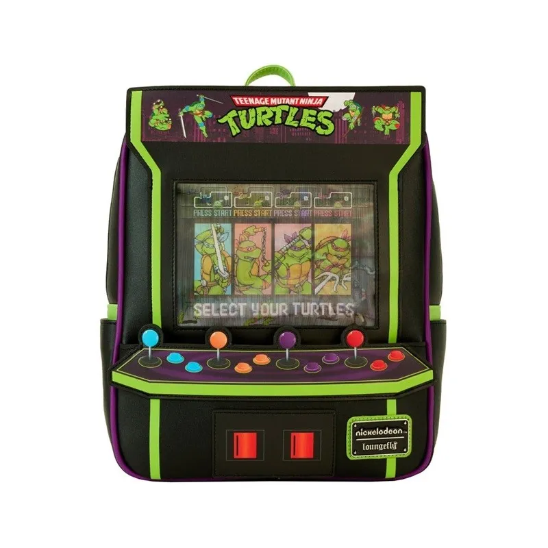 LES TORUES NINJAS 40EME AN. - Arcade Vintage -Mini Sac à Dos LoungeFly