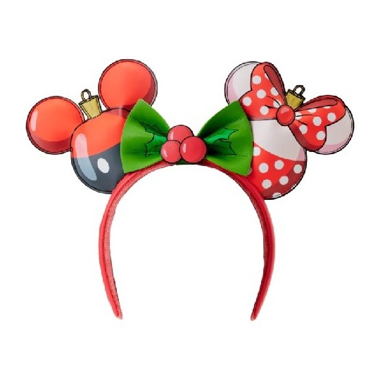 Loungefly Disney Bandeau d’ornement Mickey Minnie