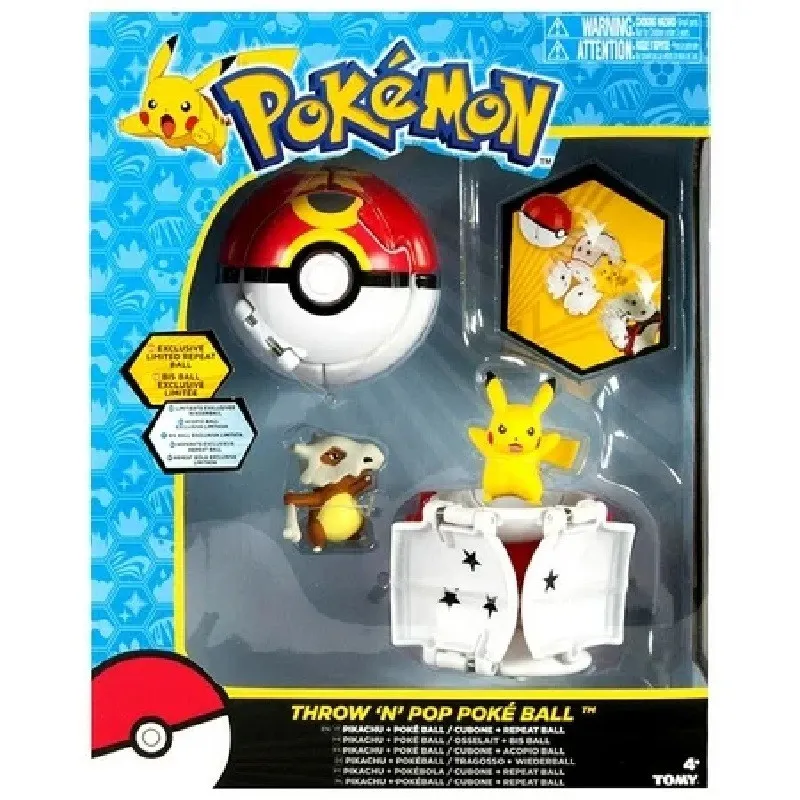 POKEMON PACK THRO ' N ' POP POKEMON AVEC PIKACHU ET OSSELET