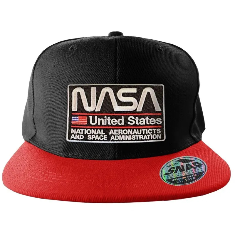 NASA UNITED STATES - Casquette Standard Snapback Rouge/Noir