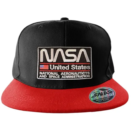 NASA UNITED STATES - Casquette Standard Snapback Rouge/Noir