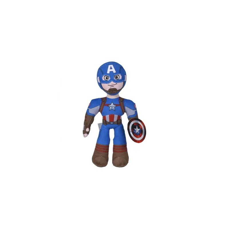 Disney Plush Toy Marvel Captain America Movable, 25cm