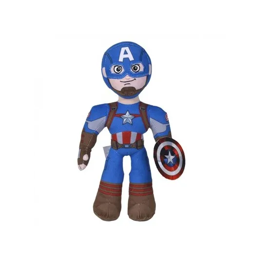Disney Plush Toy Marvel Captain America Movable, 25cm