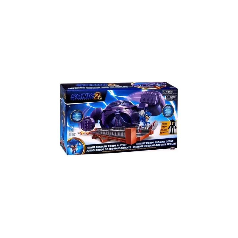 Ensemble de jeu robot Sonic the Hedgehog 2 5 pouces robot œuf géant
