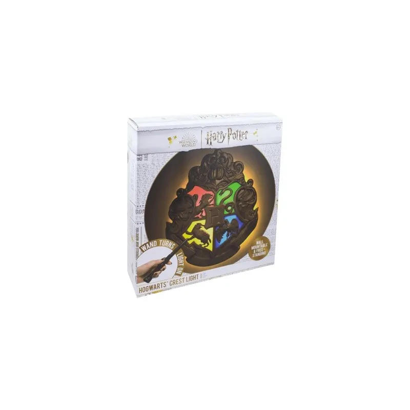 HARRY POTTER-BLASON DE POUDLARD AVEC TELECOMMANDE BAGUETTE